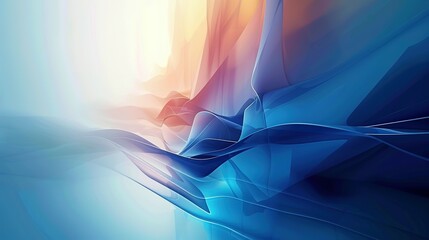 Digital abstract wave background, template for business banner, formal backdrop, abstract design element for tech, AI, data, audio, graphics, presentation, and more