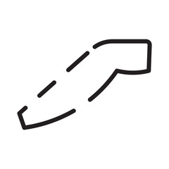 Fitness Health Leg Line Icon