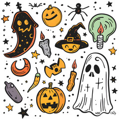Fototapeta premium halloween pattern