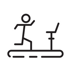 Fitness Gym Sports Line Icon