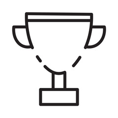 Award Cup Prize Line Icon