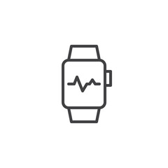 Smartwatch line icon