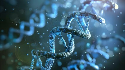 Unveiling the complexities of DNA testing and its impact on genomic science. Concept Genomic Science, DNA Testing, Genetic Technologies, Research Advances, Ethical Implications