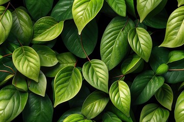 green leaves background