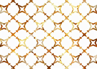 Abstract golden geometric pattern background