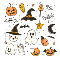 halloween seamless pattern