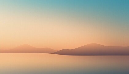 Throwback Charm: Retro Grainy Gradient Poster