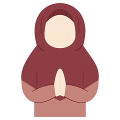 Eid mubarak islamic people Vectors