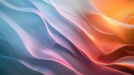 Fototapeta premium Digital abstract wave background, template for business banner, formal backdrop, abstract design element for tech, AI, data, audio, graphics, presentation, and more