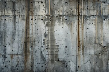 concrete wall - exposed concrete - generative ai