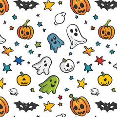 halloween icons set