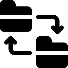 Fototapeta premium data transfer icon