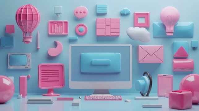 Minimalist Business Communication: A 3D visualization of minimalist communication strategies