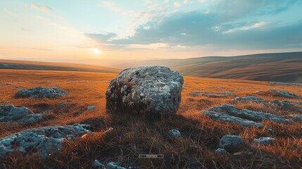 Minimalist Nature Wilderness: A photo capturing the minimalist beauty of a wilderness area