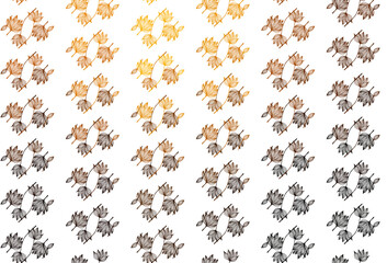 Light Yellow, Orange vector hand painted background.