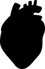 3d anatomy human heart medical icon vector. Body organ isolated realistic object. Cardiac beat blood system for internal transplant. Symbol of healthy life with rhythm. Anatomical red muscle concept