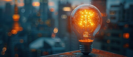 Illuminated innovation: Let your business innovation light the path to the future.