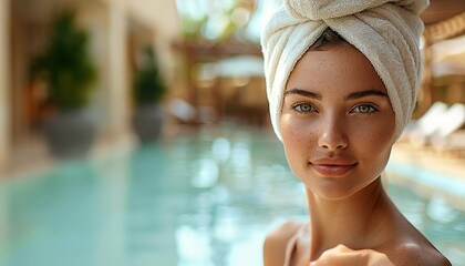 Attractive woman at the spa 