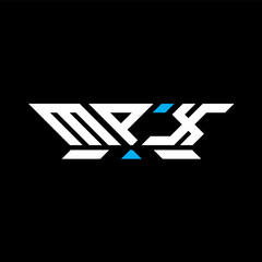MPX letter logo vector design, MPX simple and modern logo. MPX luxurious alphabet design