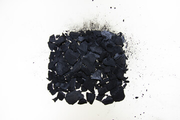 coal isolated on white background