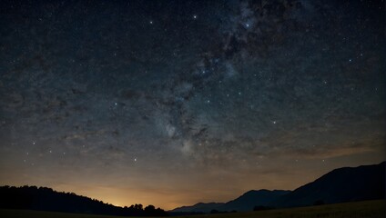 Fototapeta premium A poem capturing the magic of stars in the sky, each one a story waiting to be told ai_generated