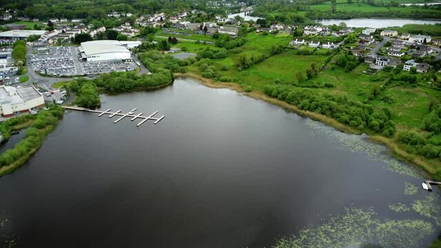 Wide aerial shot of Lough Erne in Enniskillen, Northern Ireland.

Filmed in 4K, 25fps and in Rec709 color space, the camera travels over the lough to show the surrounding nature.