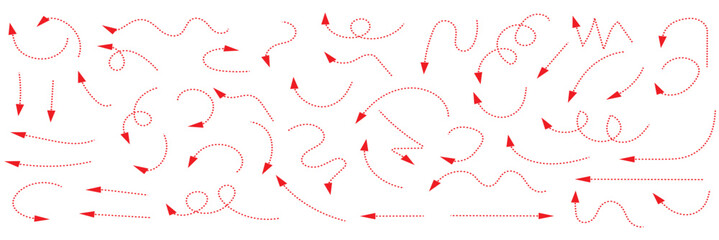 Hand drawn arrows set. Vector doodle icon. Vector illustration. EPS 10/AI