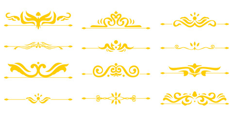 Vintage Border Ornament Design Element