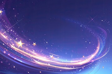 Enchanting Space Theme with Celestial Elements