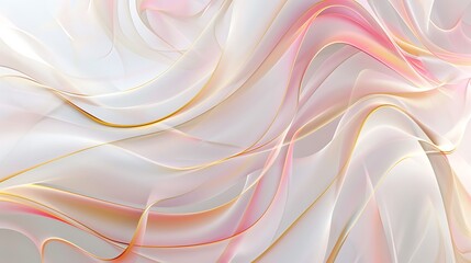 Elegant Light Background: White Base, Abstract Art, Suitable for Presentations