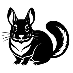 Chinchillas vector icon
