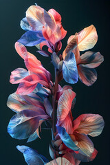 Mesmerizing Floral Digital of Delicate Blooms
