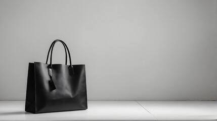 black and white shopping bag - Powered by Adobe