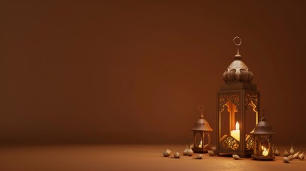 Muslim Events, Ramadan, Ramzan, Eid, Eid ul fitr, Eid ul Adha, Rabi ul Awwal, Muharram, Shab e Barrat, Shab e Miraj, Laila tul qaddar, moon night, Chand raat, qurbani. AI generated