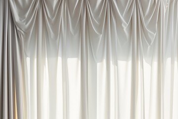 Background of thin curtains soft light