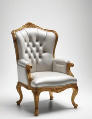 armchair isolated on white