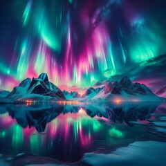 Aurora Borealis in Finland Colors in the Sky
