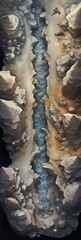 DnD Battlemap cave, features, stalactites, stalagmites, rocks, sand
