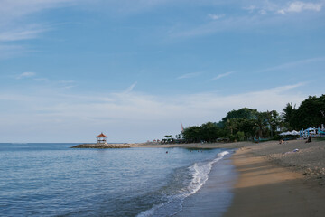 People Enjoying the Beach in Bali, Indonesia