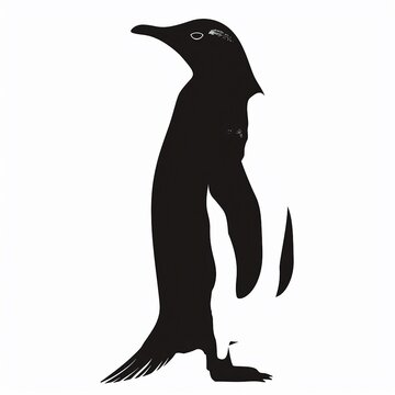 recommend clip art: silhouette of a penguin