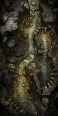 DnD Battlemap Wyrms' Treasure Cavern - A Vissance.