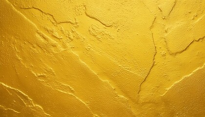 Golden Age: Textured Gold Paint on Concrete Wall
