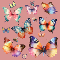 Fototapeta na wymiar butterfly Background