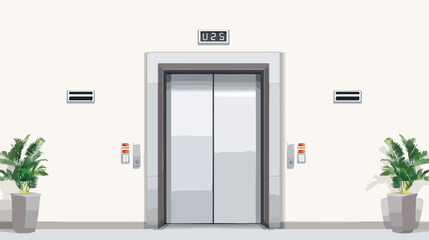 Elevator design over white background vector illustration
