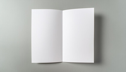 Realistic A4 Brochure Mockup Light Grey Background with a Professional Finish