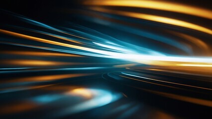 動きのある光のアブストラクト,Generative AI AI画像