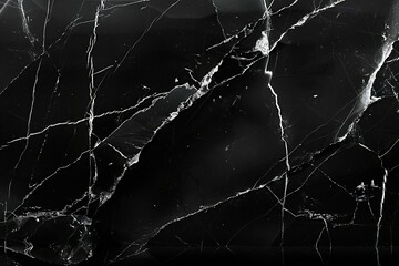 Cracked black and white marble texture background pattern with high resolution