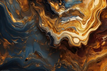 a colorful image of the surface of the liquid