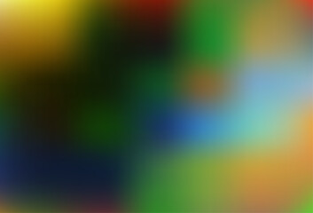 Obraz premium Dark Green, Yellow vector bokeh template.