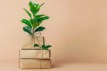 Ecommerce platform offsets carbon footprint  tree planting sustainable packaging  ecoconscious online retail